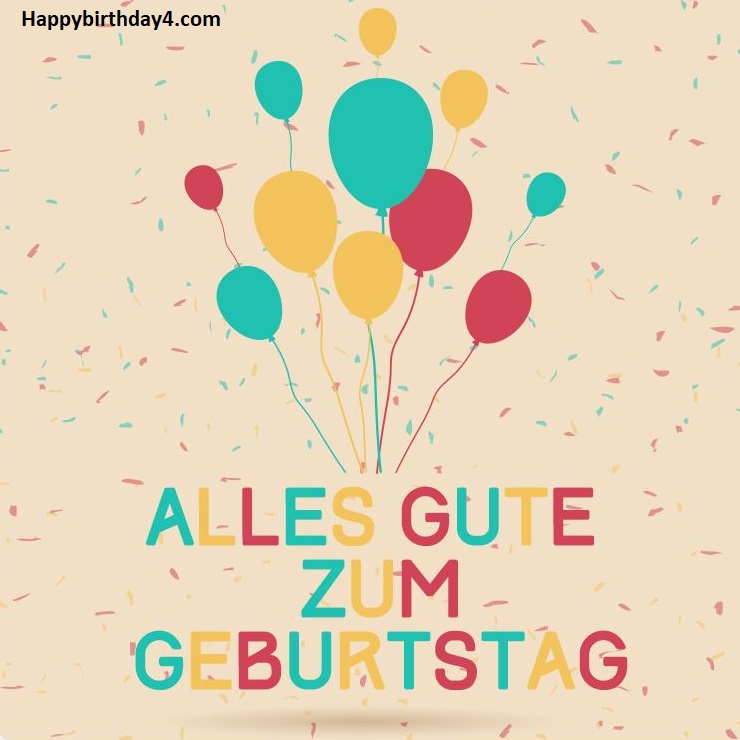 Happy Birthday Wishes in German