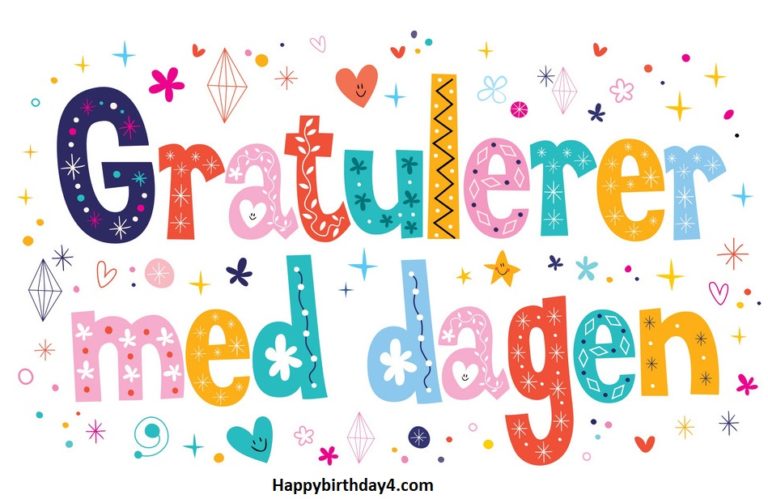 Happy Birthday In Norwegian