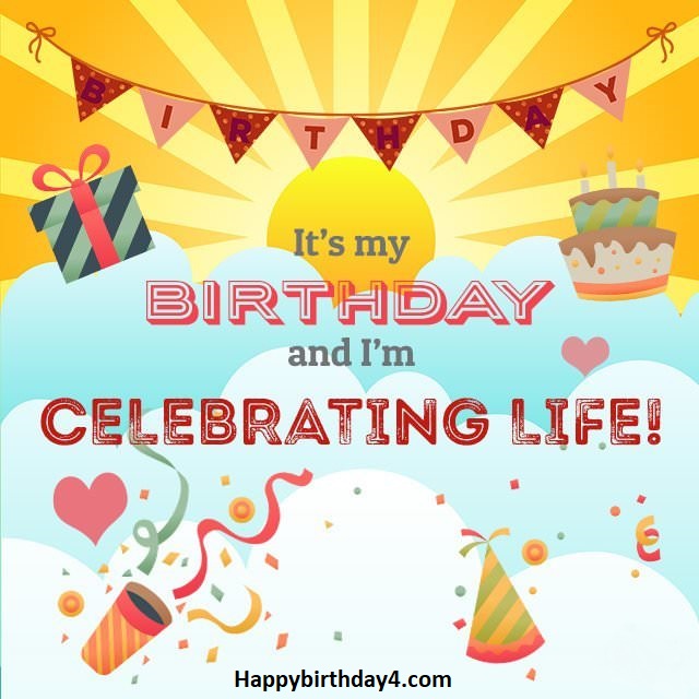 Happy Birthday to Me Wishes