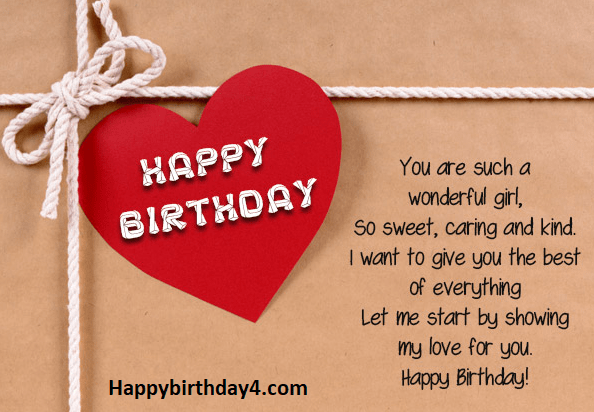 Cute Happy Birthday Sweetheart